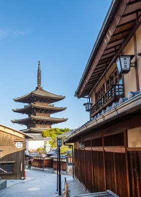 Kyoto with Yasaka Pagoda