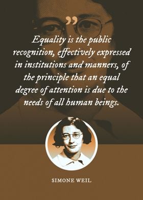 Equality is the public