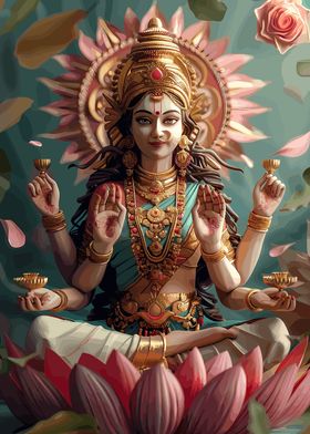 Hinduism God Lakshmi