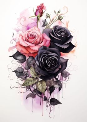 Black Roses and a Friend