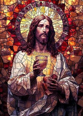 mosaic jesus