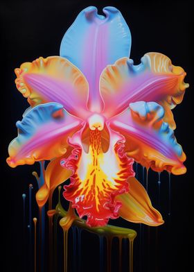 Neon Orchid Drip