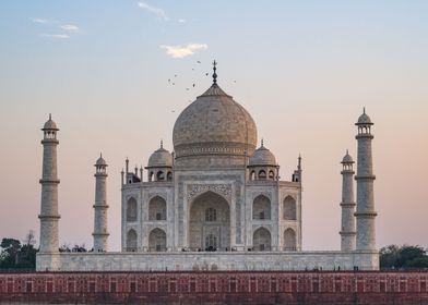 Taj Mahal sunset India