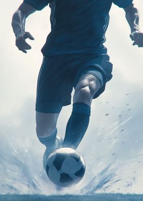 Soccer Player In Motion