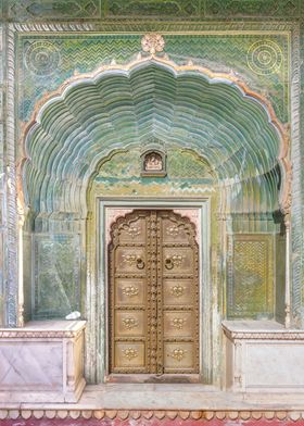 Palace door Jaipur India