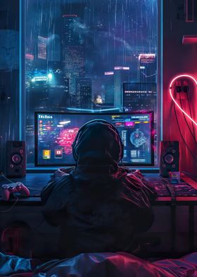 Gamer City Cyberpunk