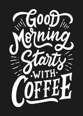 Coffee Quote Poster