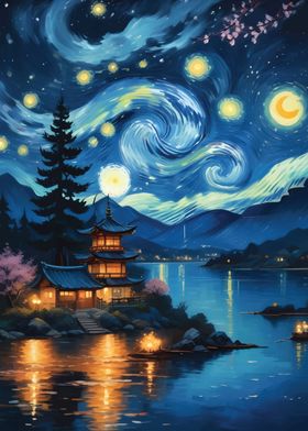 Starry Night japanese