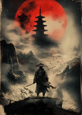 Samurai Blood Moon Vigil