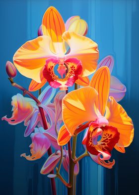 Neon Orchids