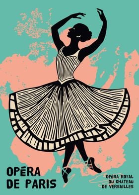 Paris Ballet Poster Print