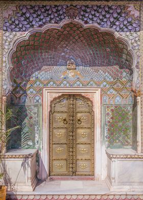 Indian Palace Door Jaipur