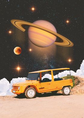 Car with Saturn
