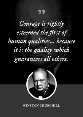 Courage is rightly