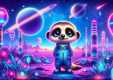 Neon Space Meerkat