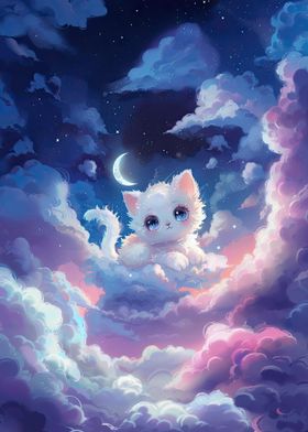 White Kitten Dreamworld