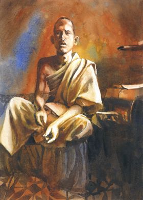 Cambodian monk SE Asia