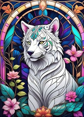 Animal Stained Glass