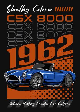 Classic Cobra Muscle Car
