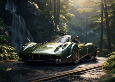 Pagani Huayra car Nature