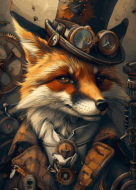 Animal Steampunk Fox