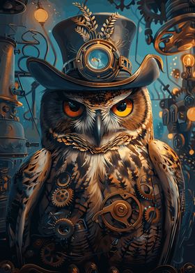 Steampunk Owl Animal