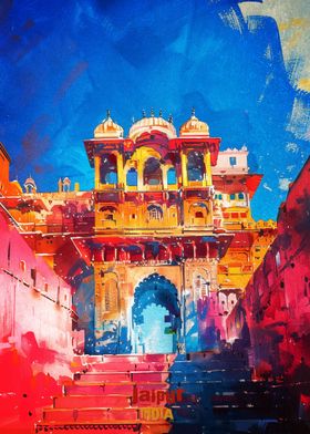 Jaipur Art Poster