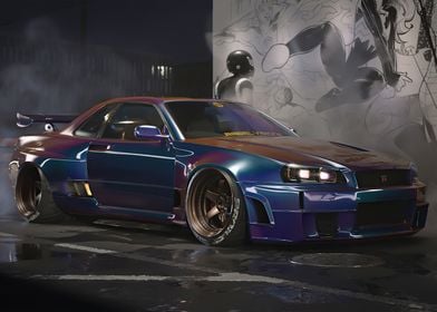 Nissan R34 GT R