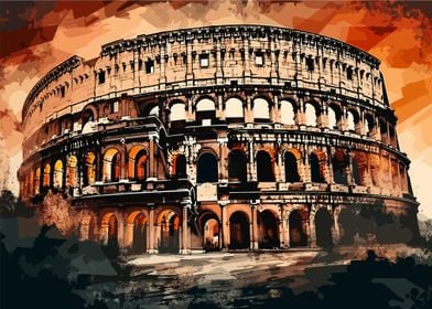 Colosseum in Rome Italy