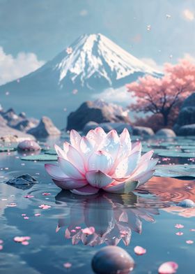 Fujis Lotus Dreamscape
