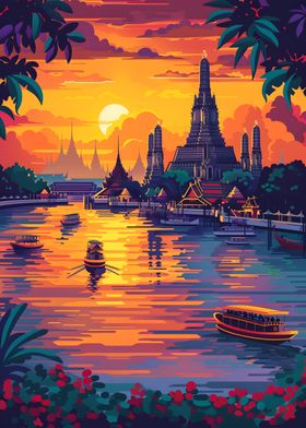 Twilight in Bangkok