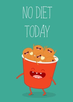 No Diet Today Chicken Wing