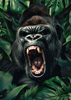 Gorilla In The Jungle