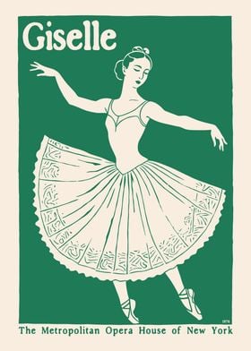 Giselle Ballet Poster