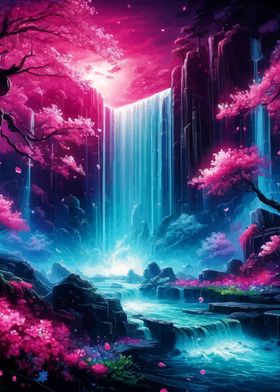 Magical Waterfall Blossoms