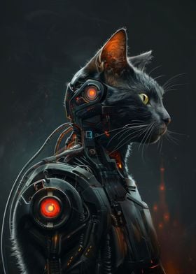 The Cyborg Cyberpunk Cat