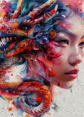 Geisha dragon