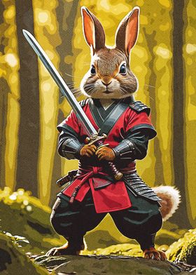 Rabbit Samurai 