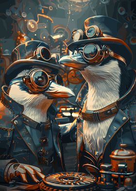 Animal Steampunk Penguin