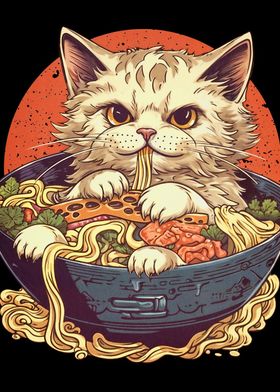 cat ramen japan