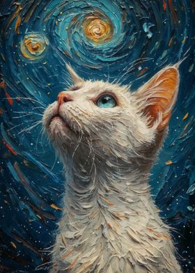 cat vangogh