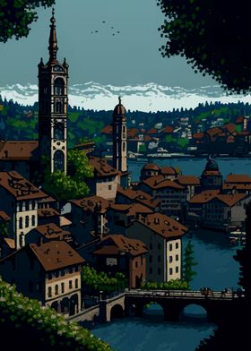 Schaffhausen Pixel Art