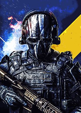 ghost soldier game art