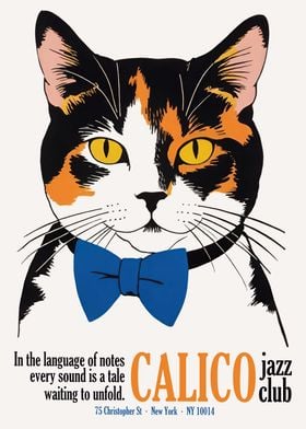 Calico Cat Jazz Club Art