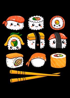 Manga Otaku Happy Sushi
