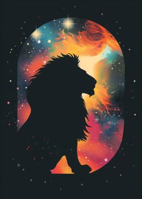 Lion Silhouette Galaxy