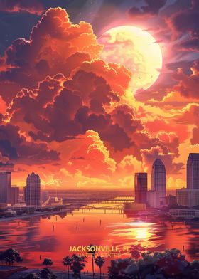 Sunset Jacksonville FL USA