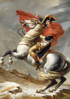 Napoleon crossing the Alps