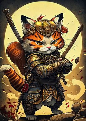 cat samurai 