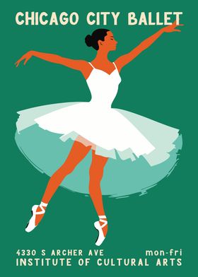 Chicago City Ballet Poster